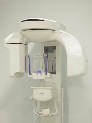 Dental 3D Cone Beam Scanner to accurately plan dental implant treatment.