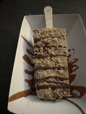 Coffee with dark chocolate and Cinnamon Toast Crunch