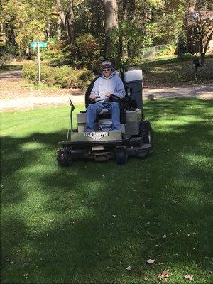 Completing leaf cleanup