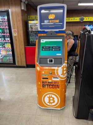 Bitcoin ATM available in the store