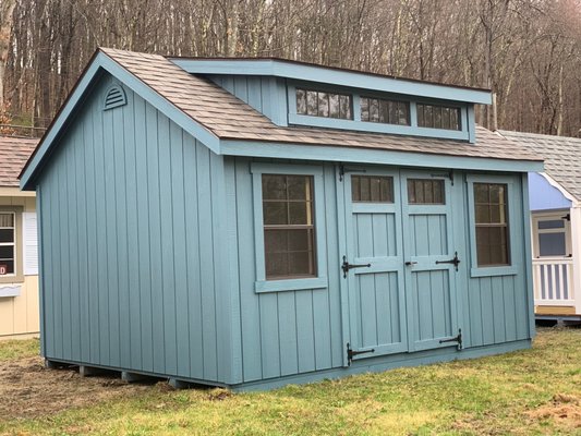 12x16 Cape Cod Deluxe in all Wedgewood Blue