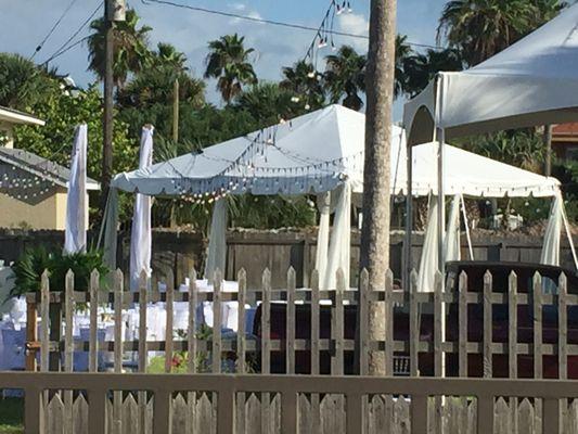 South Padre Island Wedding Tent