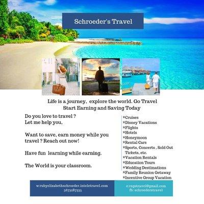 What I offer, if you are interested email me. regstravel@gmail.com