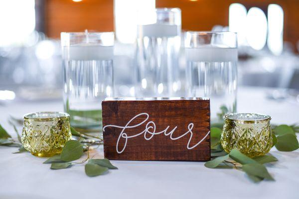 J+T Wedding decor