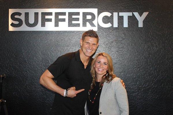 The Coach and Founder of Suffer City with Mayor of Gilbert, Jen Daniels.