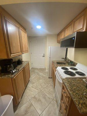 View of kitchen/entry way.