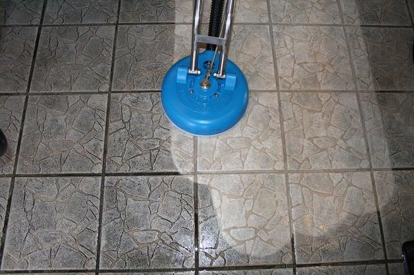 Tile Professional cleaning service.