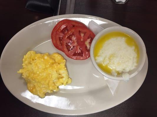 Darrell's famous scrambled cheese eggs