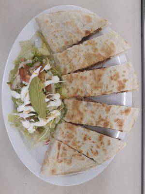 This our Chorizo Quesadilla new at Big Daddy