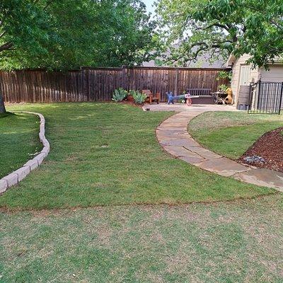 Sod installation