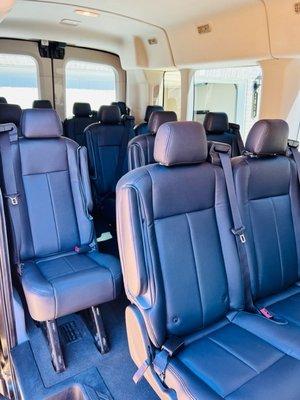 13 Passenger Executive Van (Brand New Leather Seats)