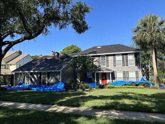 In Process Roof Replacement