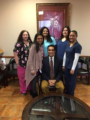 Dr Krishna & Staff at Madison location