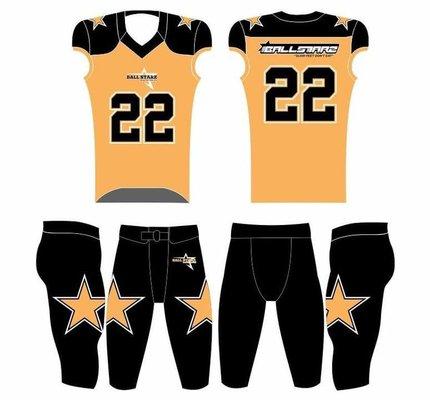 Sports  American football uniform made by ballstarz