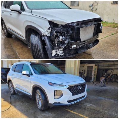 2020 Hyundai Santa Fe Before/After