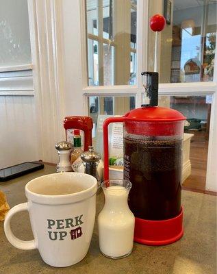 French press coffee...