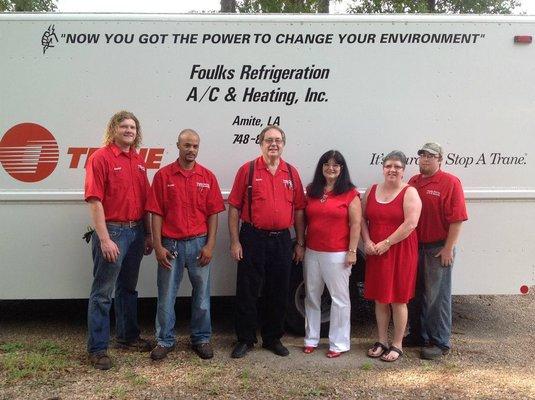 Foulks Heating & Cooling team in Amite City, LA.