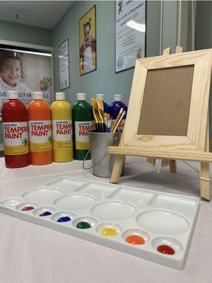 Picture frame painting class