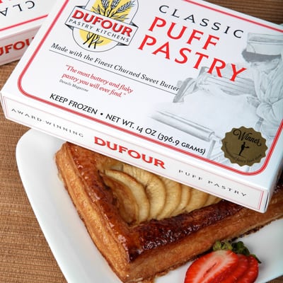 Our Classic All-Butter puff pastry dough is the best in the market!