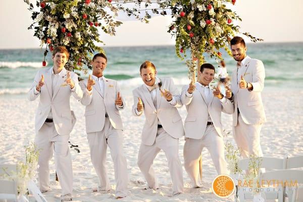 Groom and Groomsmen enjoying the day!