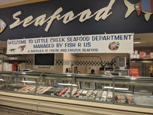 Seafood Counter has reopened!