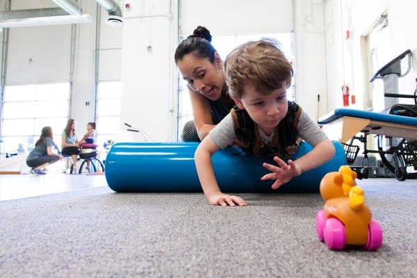 Physical therapy in the big gym