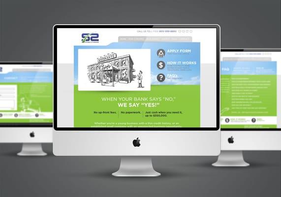 Web design Portfolio - Financial Company