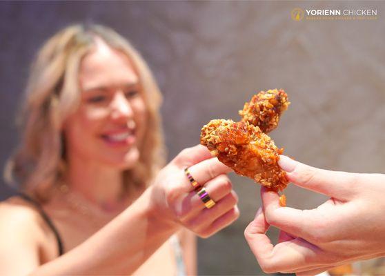 Yorienn Korean Fried Chicken & Yori Shop of Carrollton | 4070 State Highway 121 Suite 320 Carrollton, TX 75010 | (469) 900-8165