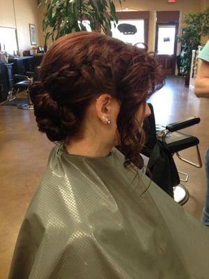 Prom hair by Kristine Beeding