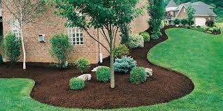 Mulch bed installation and clean up.