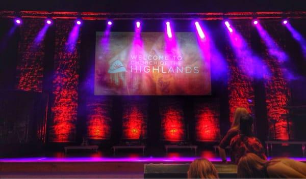 Church of the Highlands Huntsville Campus stage