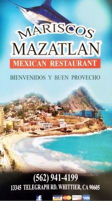 Mariscos Mazatlan Address and Telephone Number