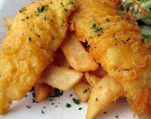 Fish (cod) and Chips