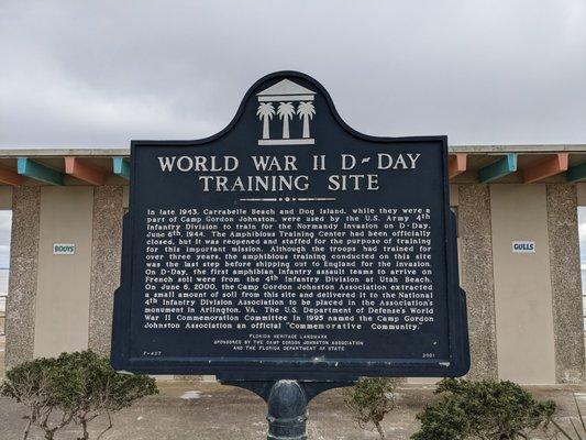 World War II D-Day Training Site Marker, Carrabelle FL