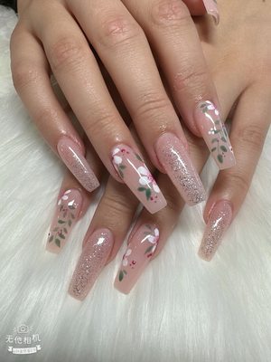 My sister's birthday nails