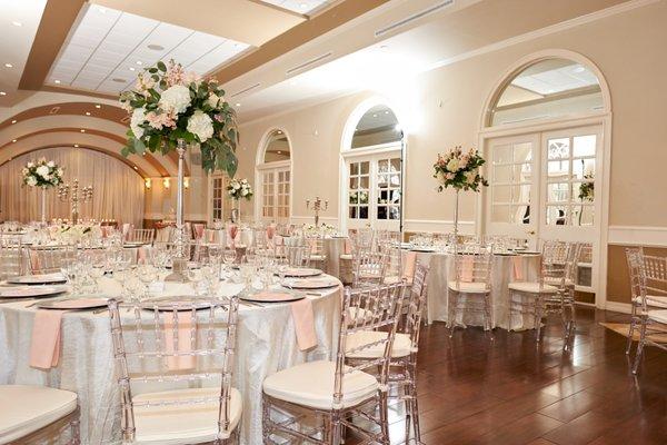 Intimate reception in the chapel