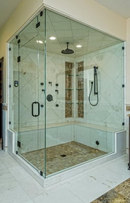 Custom steam shower