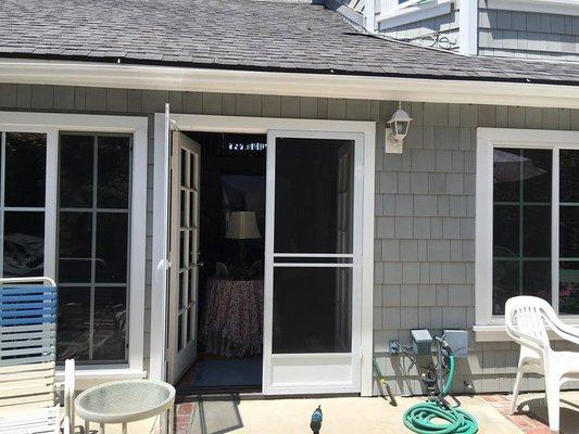 Double Hinged Screen Door Install