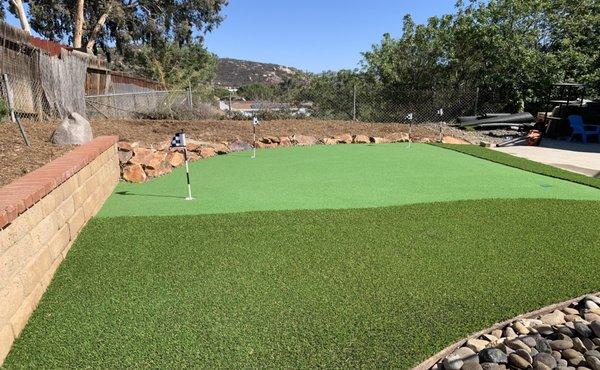 Backyard Putting Green