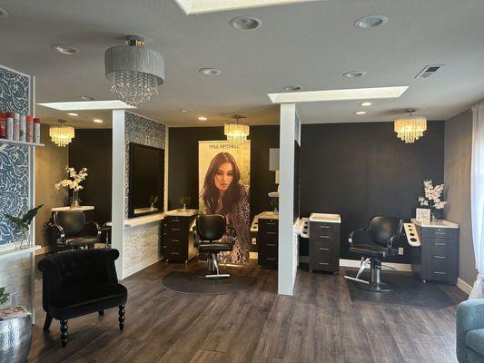 Inside salon