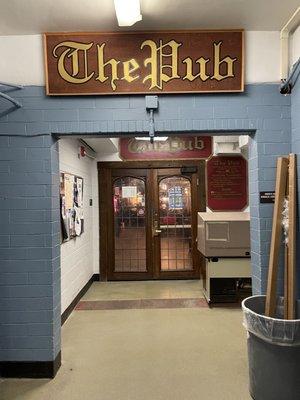 Downstairs in Noyes Hall.