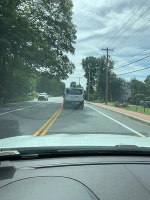 This guy thinks he owns the road