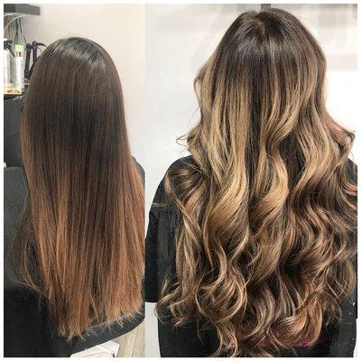 Before and after done by Sandra d