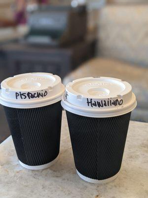 Coffees to go