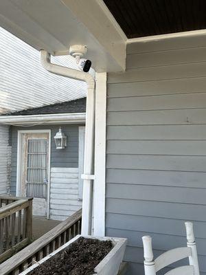 Security camera system installation