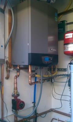 New Lochinvar high efficiency boiler installation.