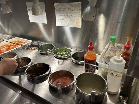 Sauce station