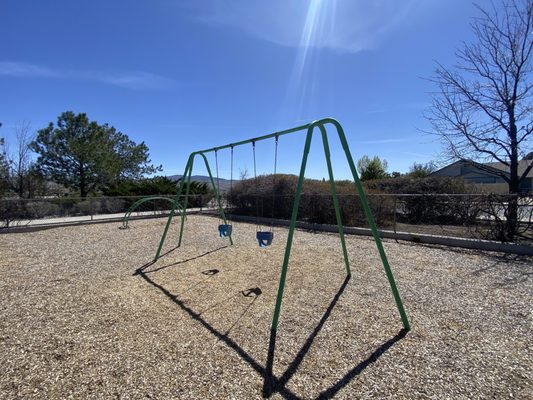 Toddler swings.