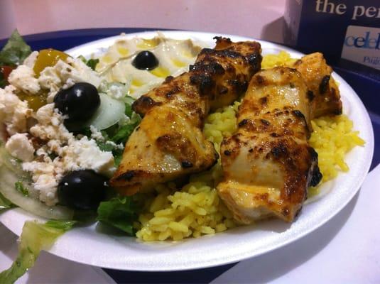 Chicken shiskebab.