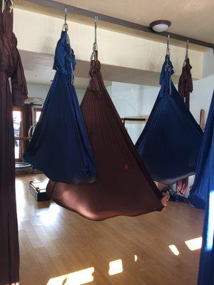 Aerial Yoga at The Studio